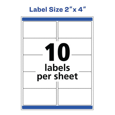 Avery Waterproof Printable Shipping Labels with Sure Feed, 2